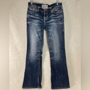 Big Star Dark Wash Flare Jeans Women’s Classic 5-Pocket Denim Size 27R